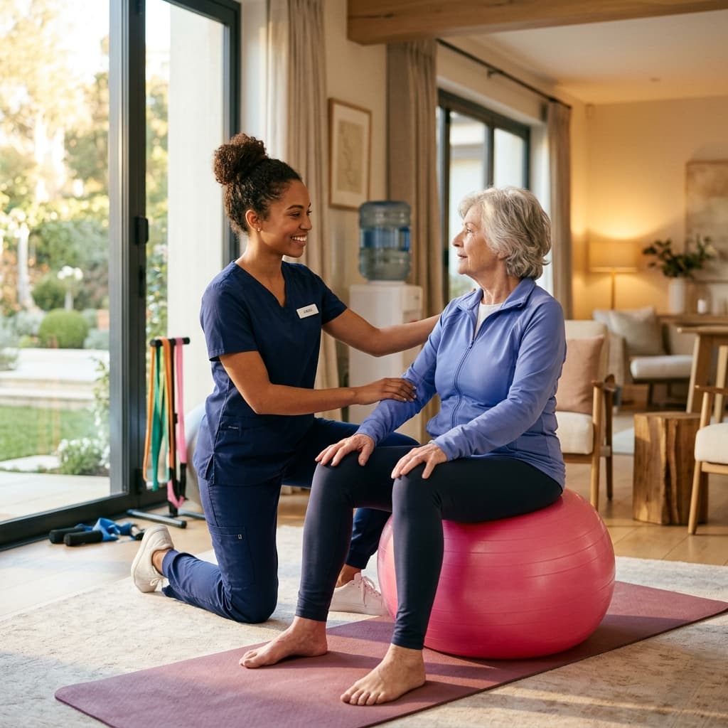 Personalised mobility care for an older adult at home